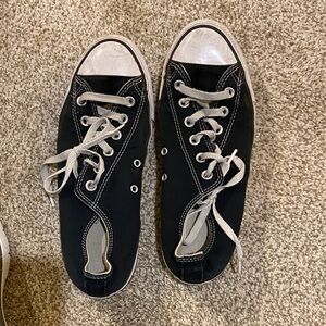 Converse Black and White All Star Sneakers